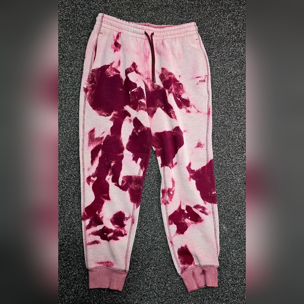 DSG Kids Pink and Magenta Tie-Dye Joggers
